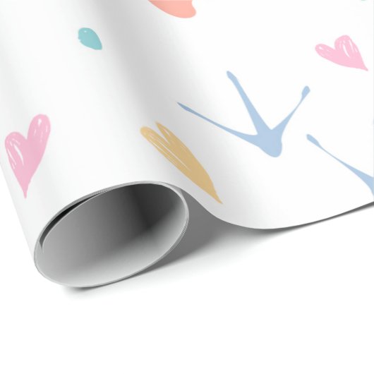 Paw Wrapping Paper Geschenkpapier (Rolleneckpunkt)
