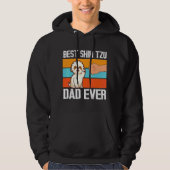 Paw zu geben besten schih Tzu Hund Vater je glückl Hoodie (Vorderseite)