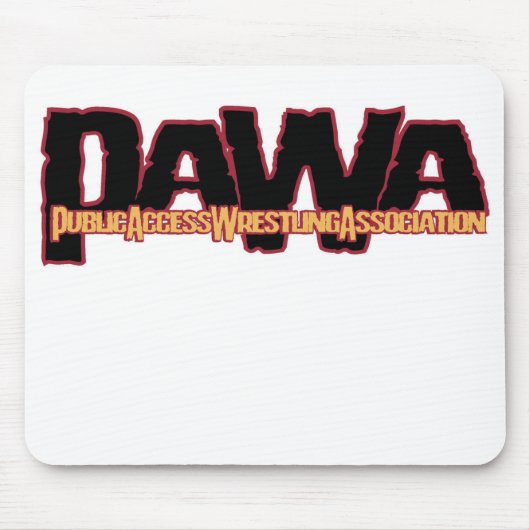 PAWA-Logo auf einem Mousepad (Vorne)