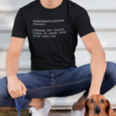 Pawcrastinator Definition Funny Dog Owner Sprichwo T-Shirt
