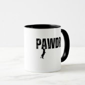 Pawdre Black Cat Tasse (VorderseiteRechts)