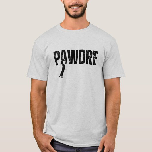 Pawdre Cat Vater - Funny Cat Lover Geschenk für Vä T-Shirt (Vorderseite)