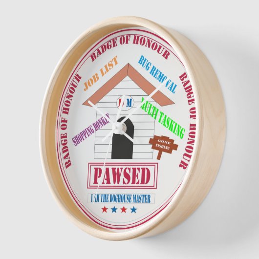 Pawed Doghouse Master Uhr (Winkel)