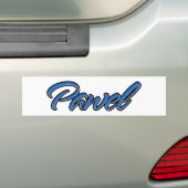Pawel Name blue Aufkleber Sticker Autoaufkleber (Auf Auto)