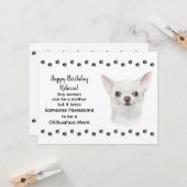 Pawesome Best Chihuahua Mama Happy Birthday Karte (Vorderseite/Rückseite Beispiel)