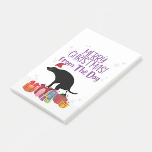 Pawfect Christmas Wünsche: Doggy Greetings Post-it Klebezettel