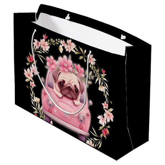 Pawfect-Geschenktasche Große Geschenktüte (Rückseite Schrägansicht)