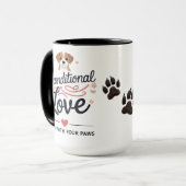 Pawfect-Liebe - Combo-Tasse 15 oz Tasse (Vorderseite Links)