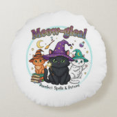 Pawfect Pet Lovers Design Rundes Kissen (Rückseite)