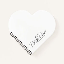 Pawfection One-Line Art – Minimalist Dog Lover Notizblock