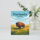Pawhuska Oklahoma Postkarte (Stehend Vorderseite)