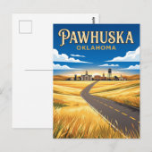 Pawhuska USA wird zu Postkarte (Vorne/Hinten)