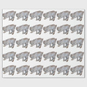 Pawing TAN Baby-Ziege Geschenkpapier (Flach)