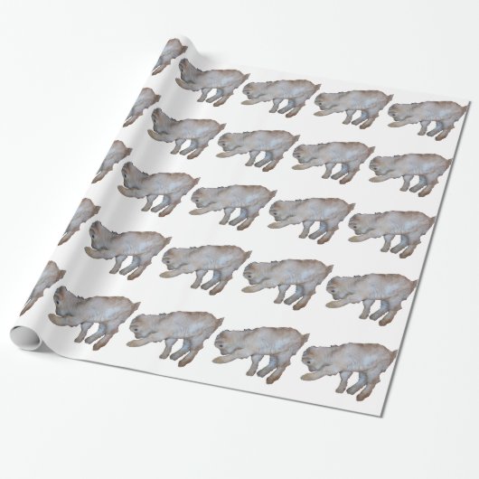 Pawing TAN Baby-Ziege Geschenkpapier (Ungerollt)