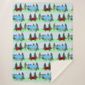 Pawl Bunnyan und Babe die blaue Oxdecke Sherpadecke (Vorderseite)