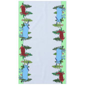 Pawl Bunnyan und Babe-Tablecloth Tischdecke (Vorderseite)