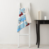 Pawl und Babe im Winter Holiday Woods Decke Sherpadecke (Beispiel)