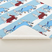 Pawl und Babe Weihnachtsdecke Sherpadecke (3/4)