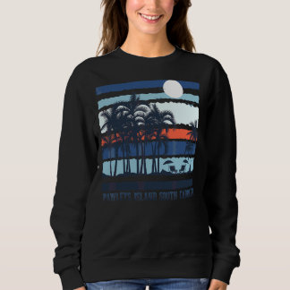 Pawleinsel South Carolina Summer 80er Beach Sou Sweatshirt