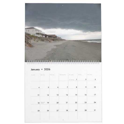 Pawley Island Large Wall Calendar Design 3 Kalender (Jan 2026)