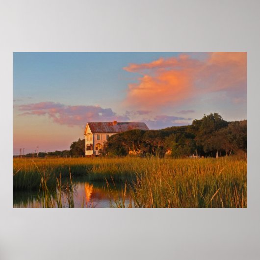 Pawley Island Marsh Foto Poster (Vorne)