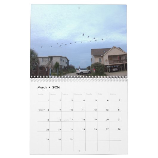 Pawley Island Wall Calendar Design 7 Kalender (Mär 2026)