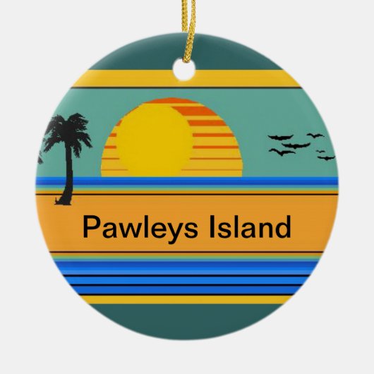 Pawleys Insel, Sc Keramikornament (Vorne)