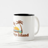 Pawleys Insel Zweifarbige Tasse (VorderseiteRechts)