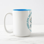 Pawleys Island (blue crab) Zweifarbige Tasse (Links)