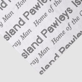 Pawleys Island Gray Man Seidenpapier (Ausschnitt)