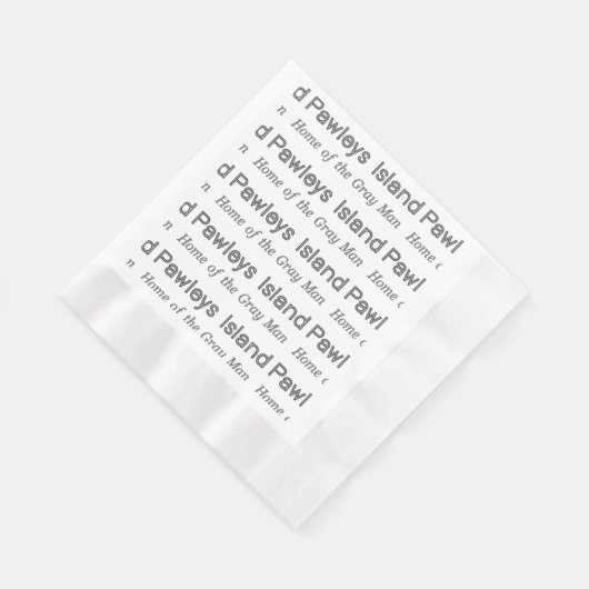 Pawleys Island Gray Man Serviette (Ecke)