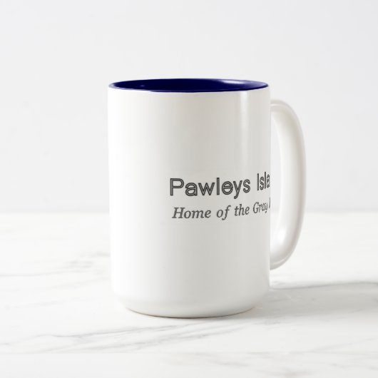Pawleys Island Gray Man Zweifarbige Tasse (VorderseiteRechts)