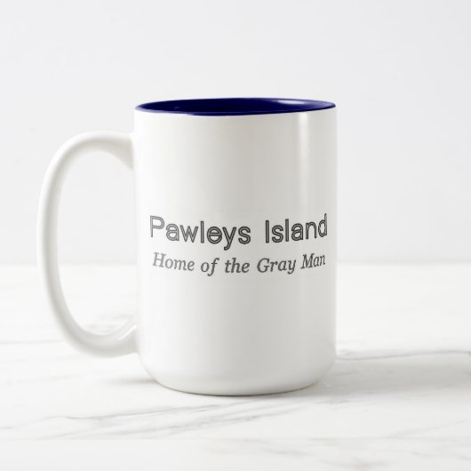 Pawleys Island Gray Man Zweifarbige Tasse (Links)