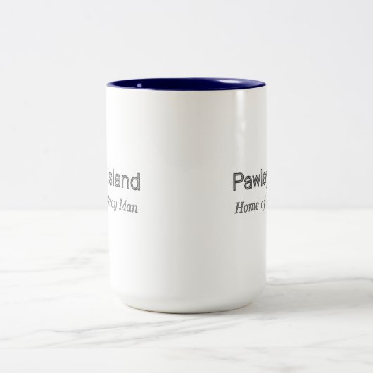 Pawleys Island Gray Man Zweifarbige Tasse (Mittel)