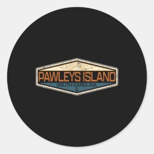 Pawleys Island South Carolina Not Runder Aufkleber