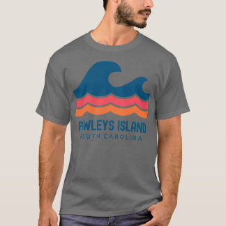 Pawleys Island South olina Vintag Wave T-Shirt