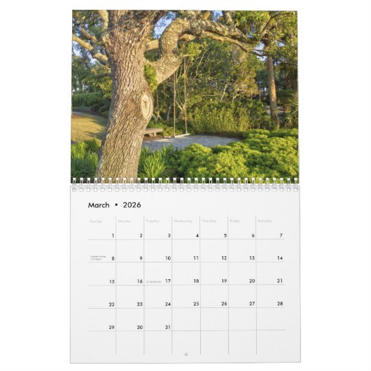 Pawleys Island Wall Calendar (Design 5) Kalender (Mär 2026)