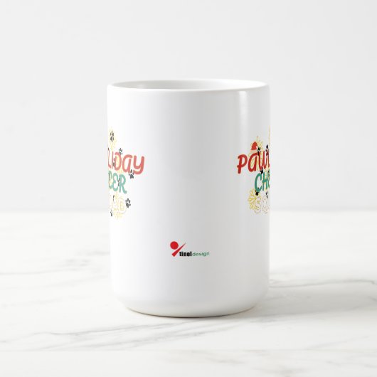 Pawliday Cheer Squad – Funny Christmas for pet lov Kaffeetasse (Mittel)