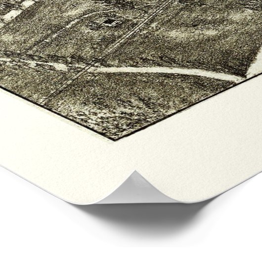 Pawling, NY Panoramic Map - 1909 Poster (Ecke)