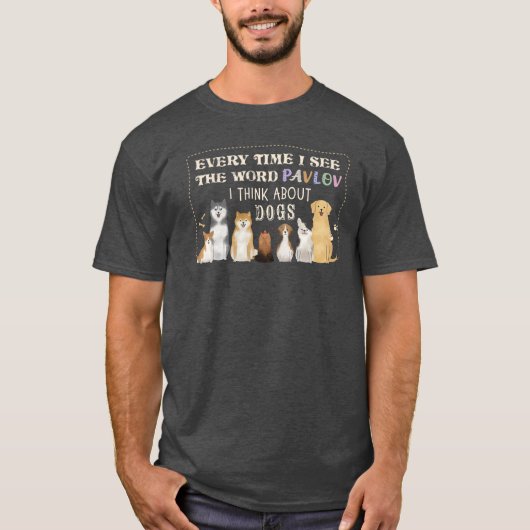 Pawlow und Hunde T-Shirt (Vorderseite)
