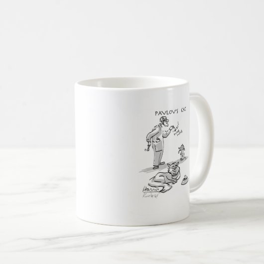 Pawlows Katze Kaffeetasse (VorderseiteRechts)