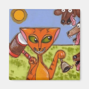 Pawlows Katze Magnet