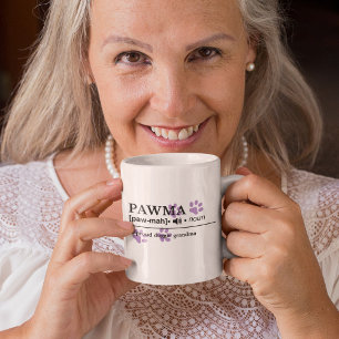 Pawma - Benutzerdefinierbare Definition - Doggie O Kaffeetasse