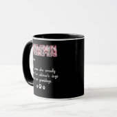 Pawma Definition Mama Oma Tante Hundeliebhaber Tasse (Vorderseite Links)