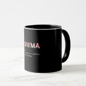 Pawma-Definition mit Blumenmuster-Druck Tasse (VorderseiteRechts)