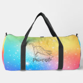 Pawmaste Cat Yoga Large Duffel Bag Duffle Bag (Vorderseite)