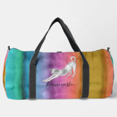 Pawmaste Dog Yoga Large Duffel Bag Duffle Bag (Vorderseite)