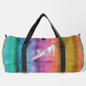 Pawmaste Dog Yoga Large Duffel Bag Duffle Bag (Rückseite)