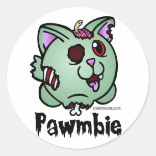 Pawmbie-Aufkleber Runder Aufkleber