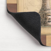 "Pawn King / Queen" Vintages Schachgeschenk Mousepad (Ecke)